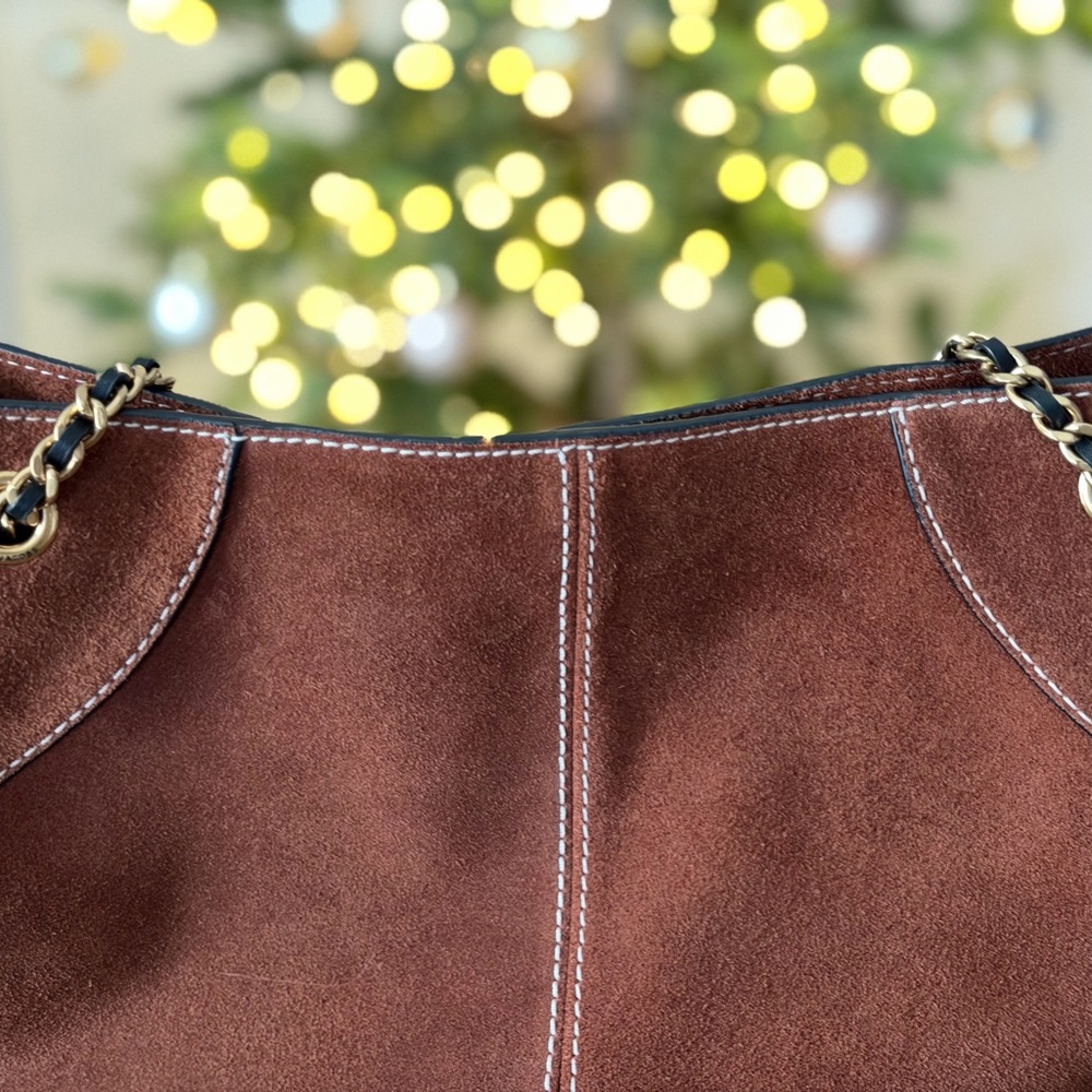 Marc Jacobs Leather Satchel / Shoulder Bag – Cognac – Authentic – $495 retail - Picture 4 of 8
